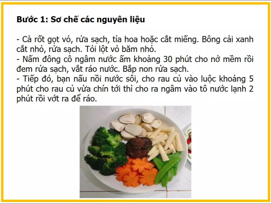 Công thức làm dồi trường xào thập cẩm