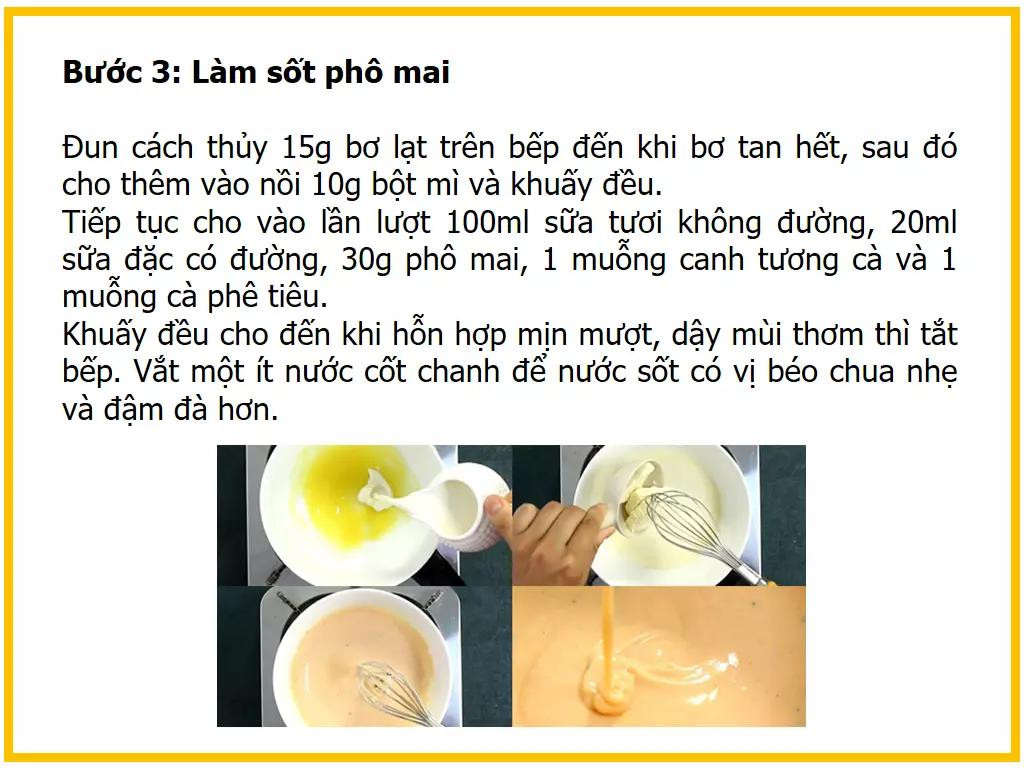 Công thức làm Gà chiên sốt phô mai giòn ngon, cách chế biến gà rán sốt phô mai béo ngậy