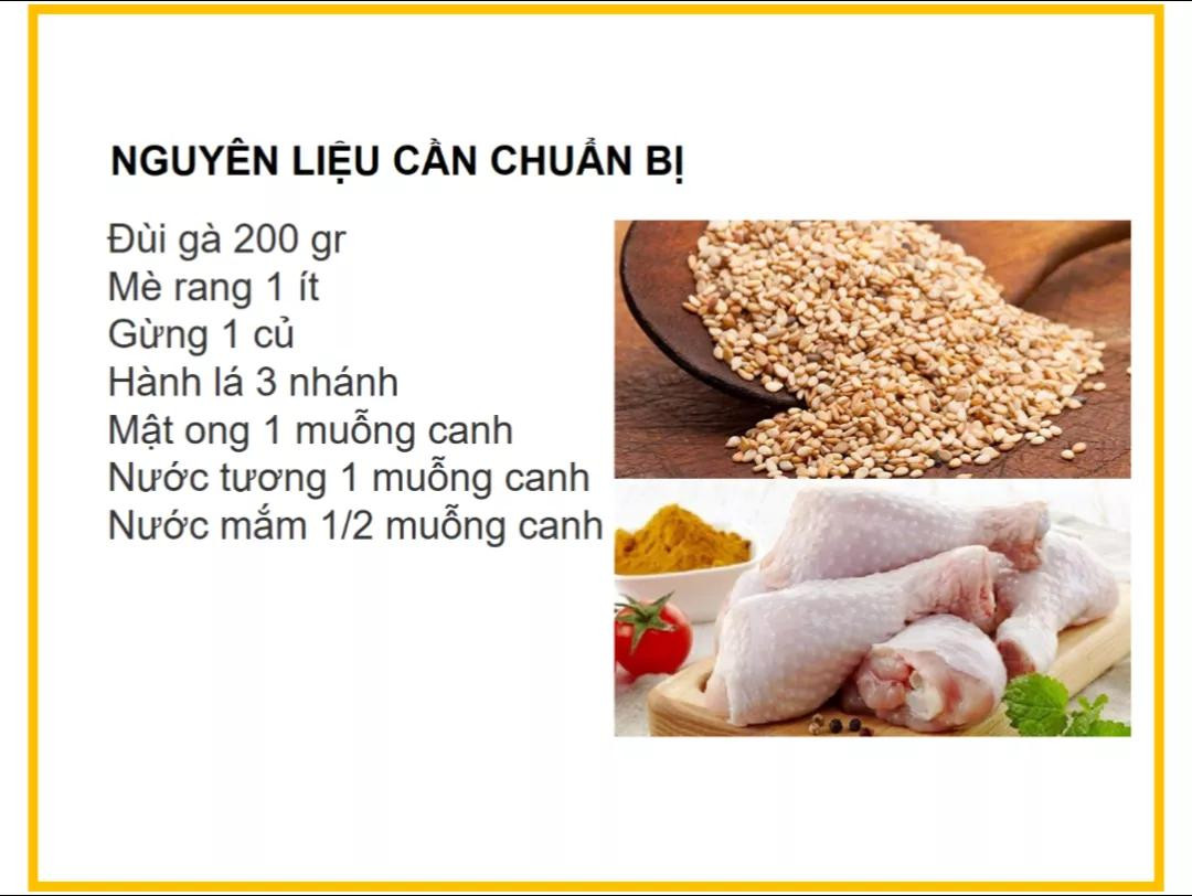 Công thức làm gà nướng mè bằng nồi cơm điện ngon tuyệt