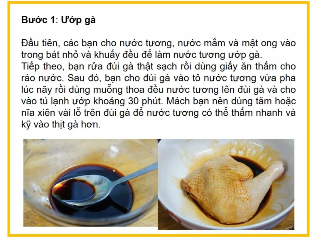 Công thức làm gà nướng mè bằng nồi cơm điện ngon tuyệt