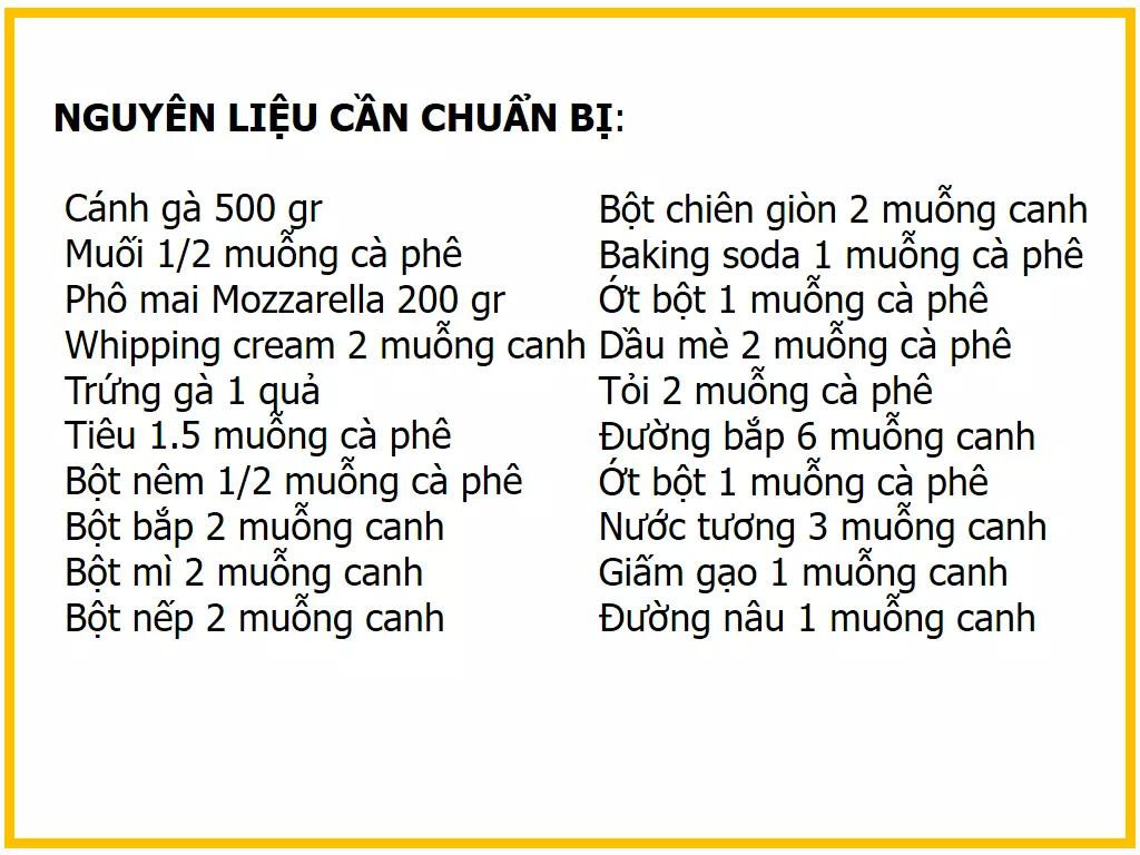 Công thức làm Gà sốt tỏi rưới phô mai chảy giòn ngon