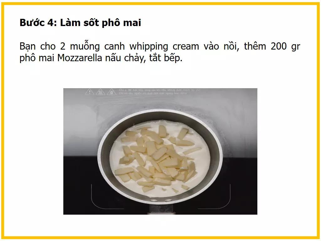 Công thức làm Gà sốt tỏi rưới phô mai chảy giòn ngon