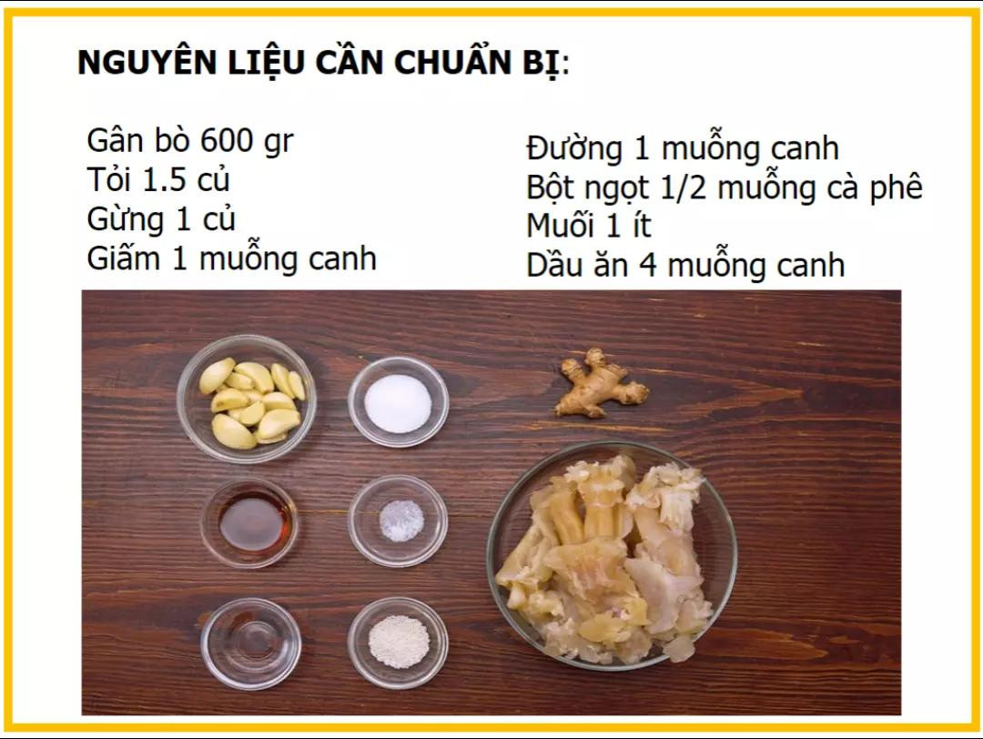 Công thức làm Gân bò cháy tỏi giòn ngon