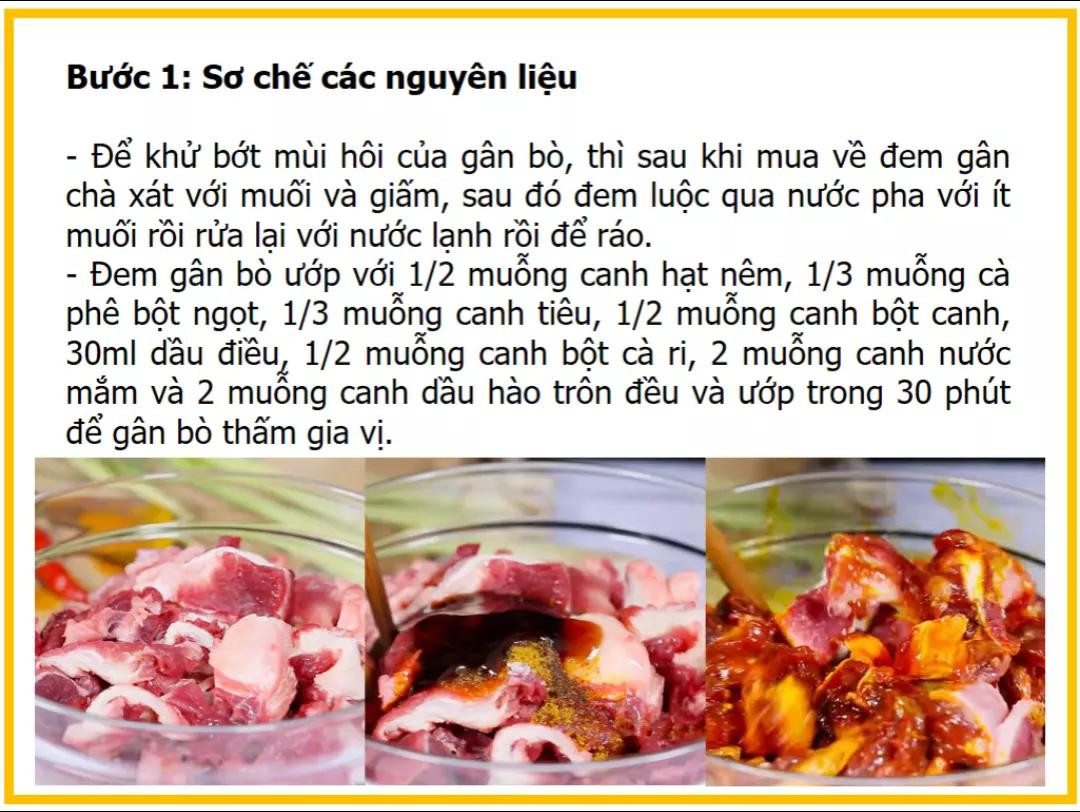 Công thức làm Gân bò hầm cà ri: Hướng dẫn chi tiết từ sơ chế nguyên liệu, ướp gia vị đến cách hầm mềm ngon