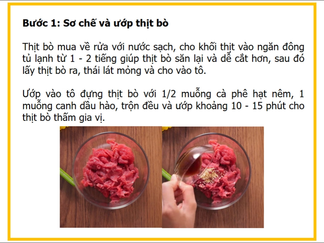 Công thức làm Gỏi bò bắp cải tím ngon tuyệt