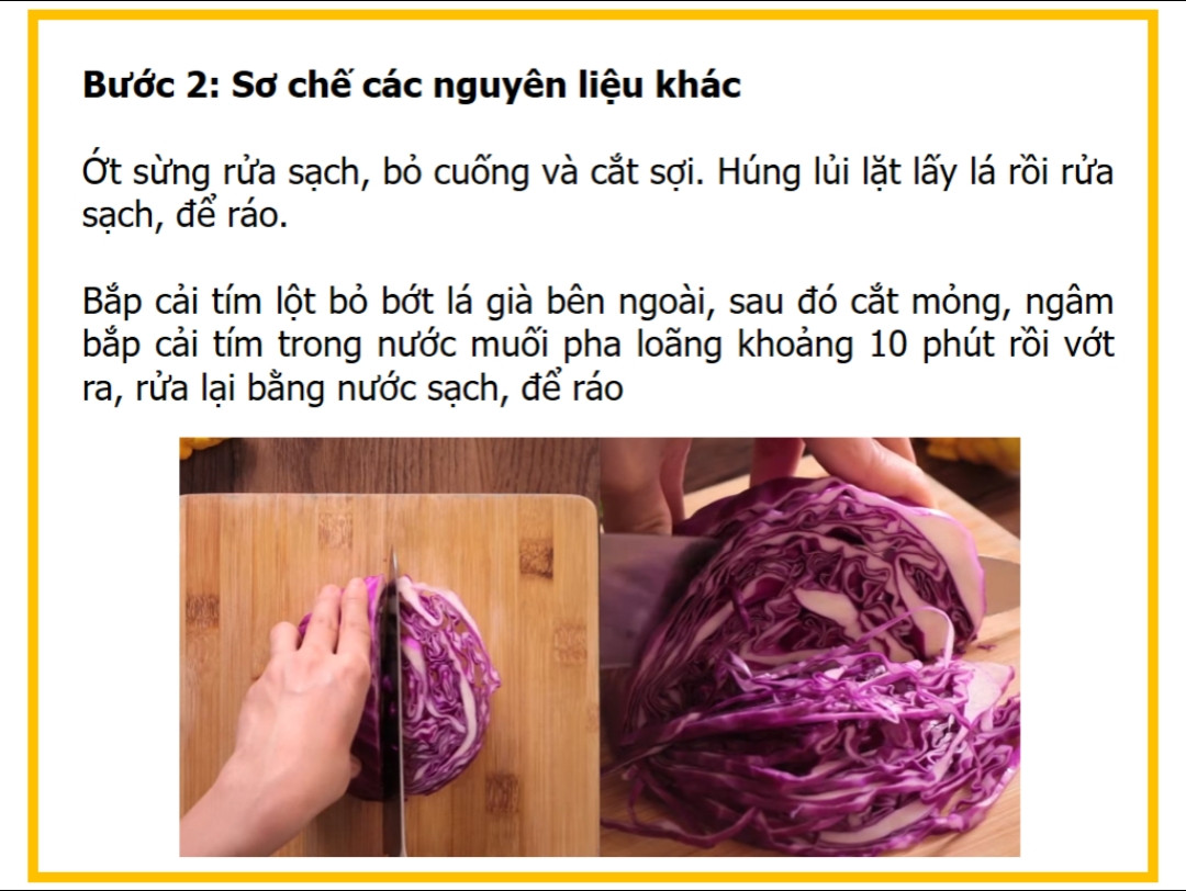 Công thức làm Gỏi bò bắp cải tím ngon tuyệt