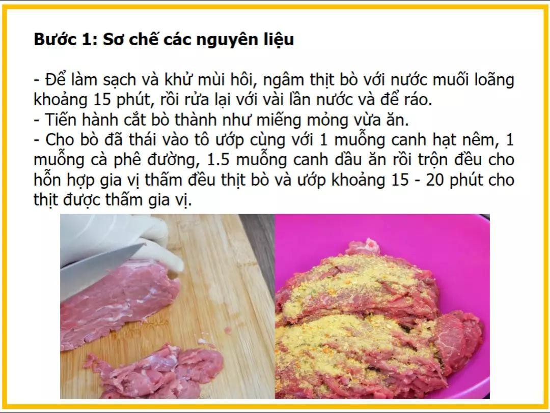 Công thức làm Gỏi bò rau răm chua ngọt với xoài xanh và đậu phộng rang giòn
