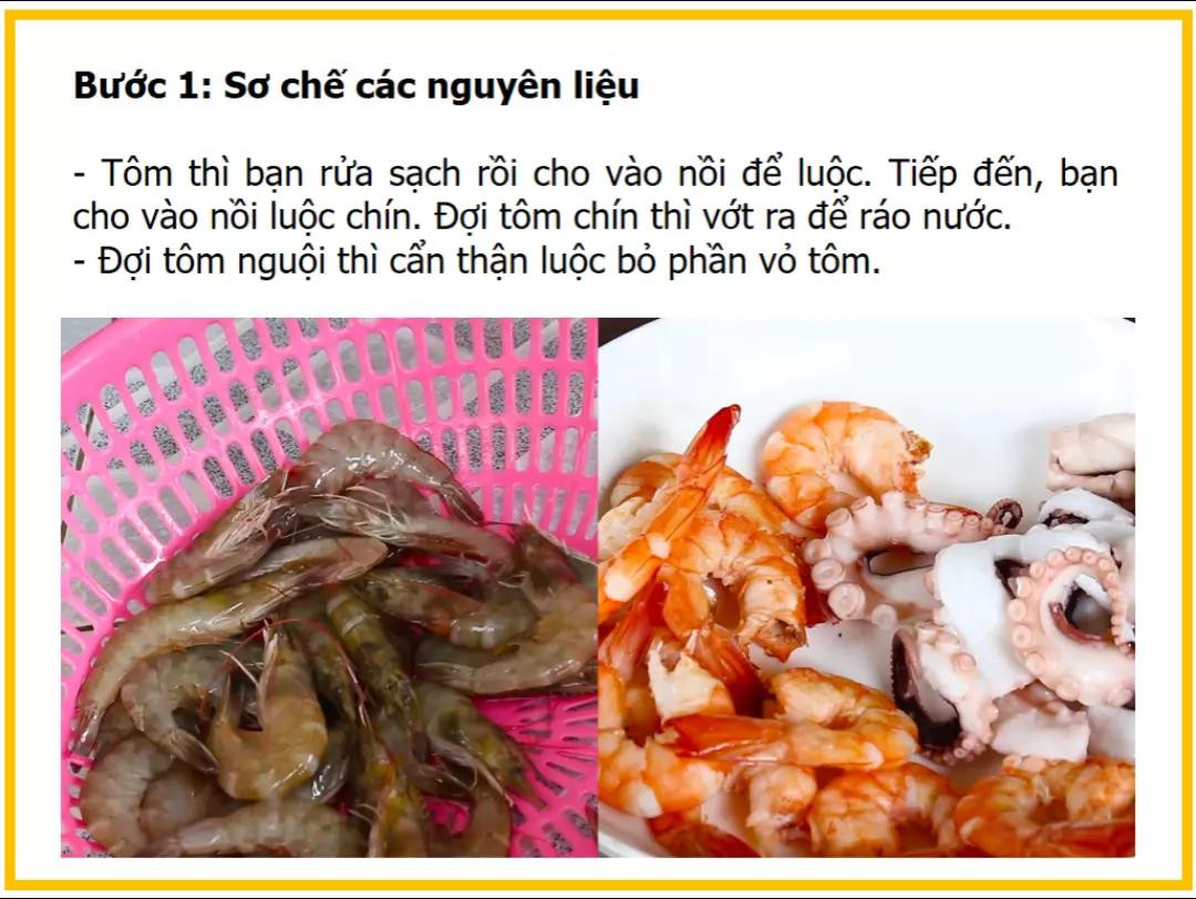 Công thức làm Gỏi củ hủ dừa hải sản với bạch tuộc và tôm tươi ngon