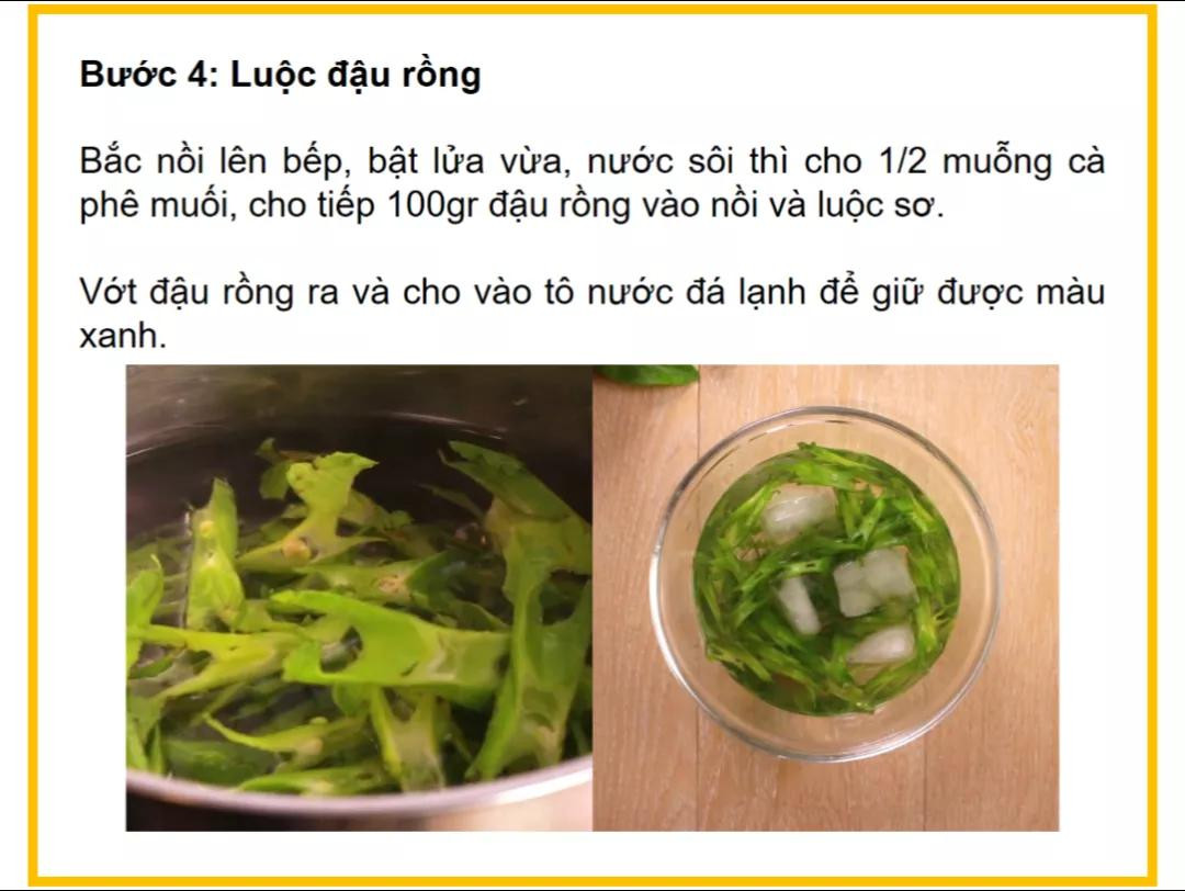Công thức làm gỏi đậu rồng thịt bò ngon miệng