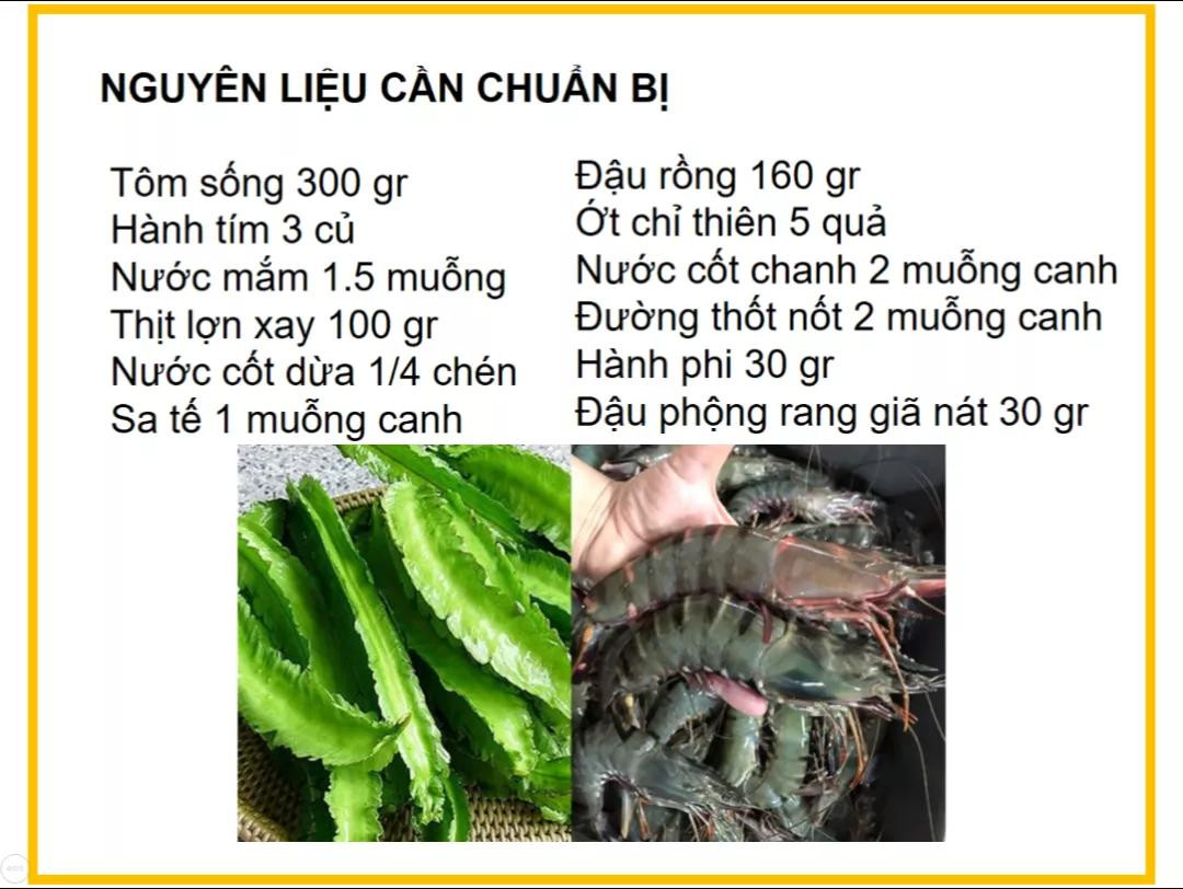 Công thức làm gỏi đậu rồng tôm thịt xay