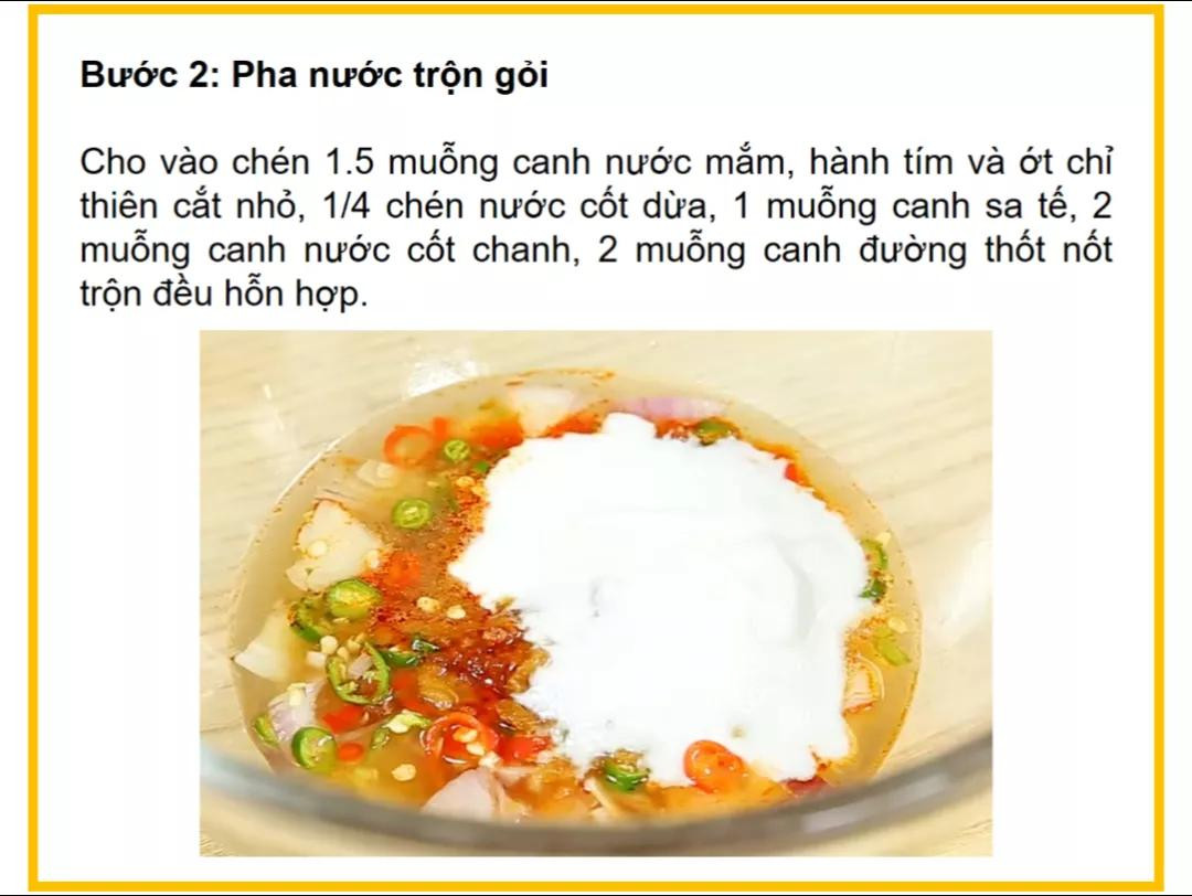 Công thức làm gỏi đậu rồng tôm thịt xay