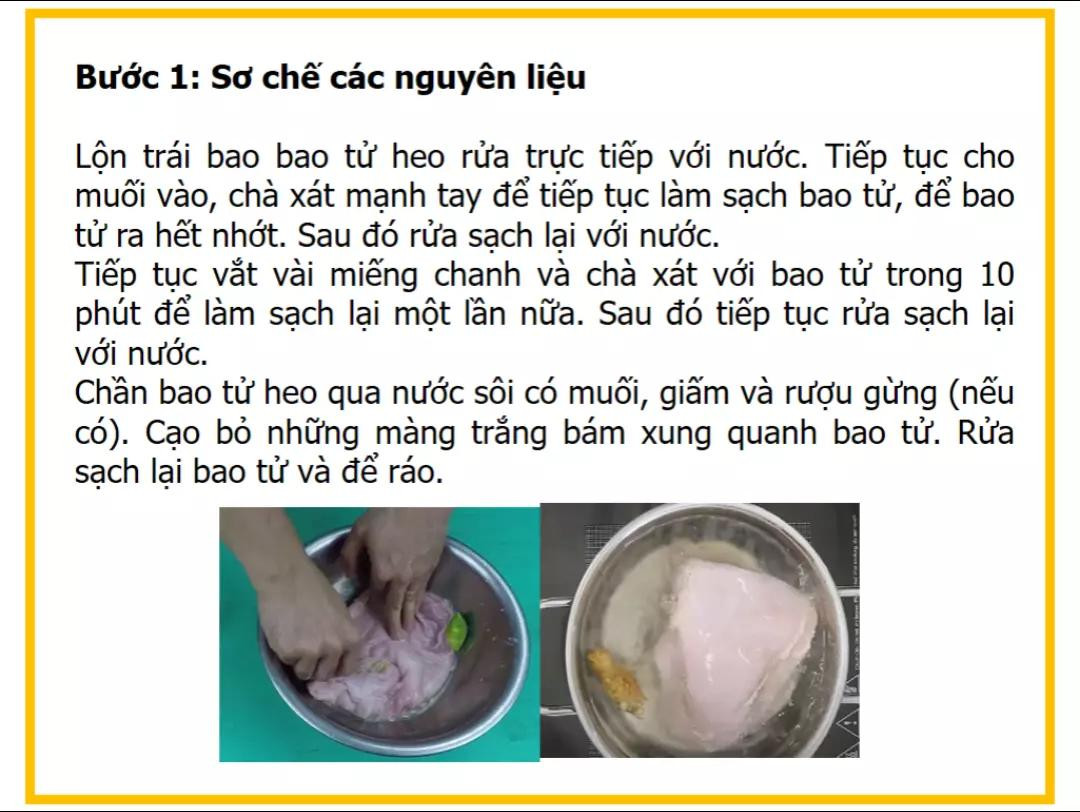 Công thức làm gỏi khế bao tử heo giòn ngon
