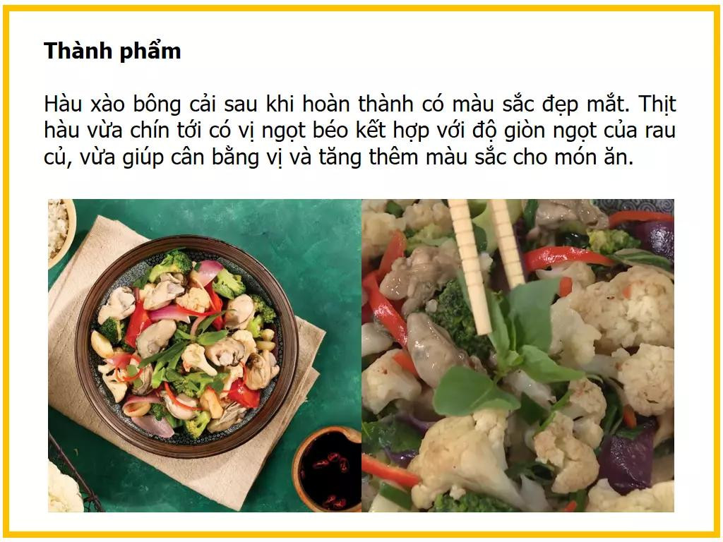 Công thức làm Hàu xào bông cải: Hướng dẫn chi tiết từ sơ chế nguyên liệu đến khi hoàn thành món ăn ngon