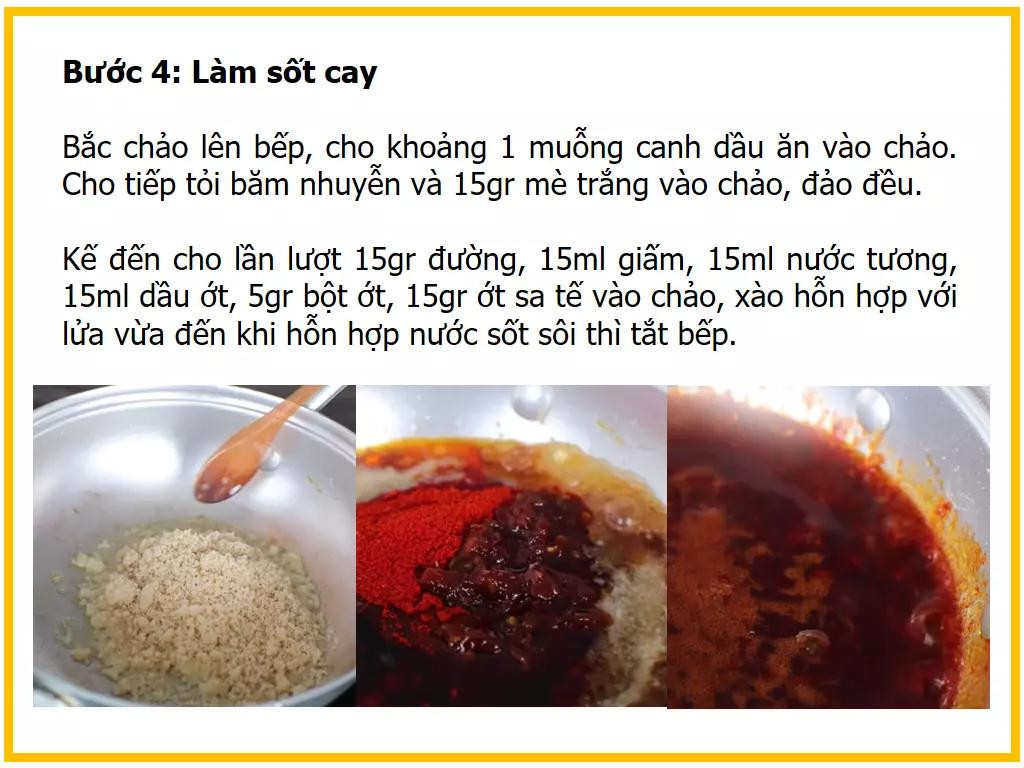 Công thức làm hoành thánh sốt cay nhân tôm thịt