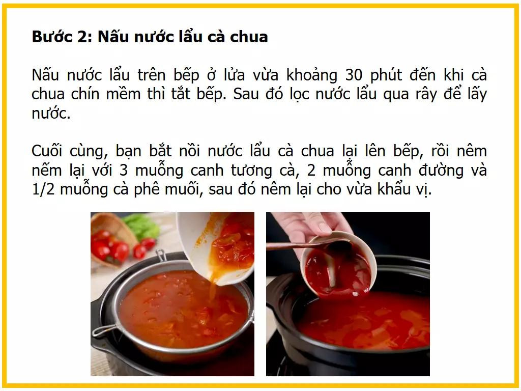 Công thức làm Lẩu bò Mỹ chua cay ngon tuyệt