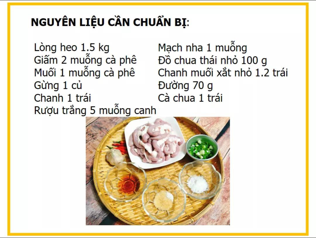 Công thức làm lòng heo chiên giòn ngon, cách sơ chế và chiên ruột non