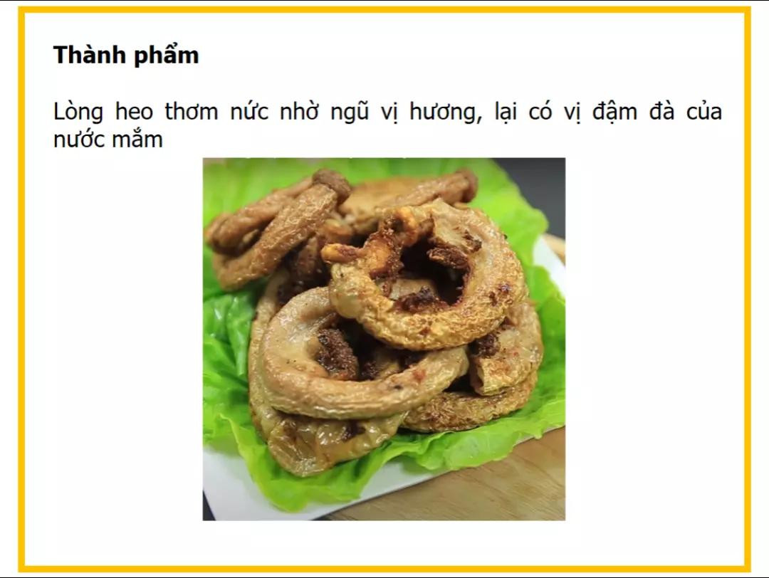 Công thức làm lòng heo chiên ngũ vị giòn ngon