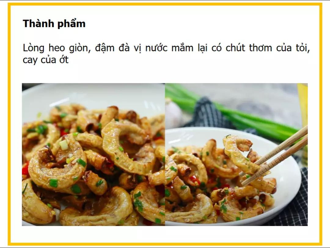 Công thức làm lòng heo chiên nước mắm giòn ngon, đậm đà hương vị Việt