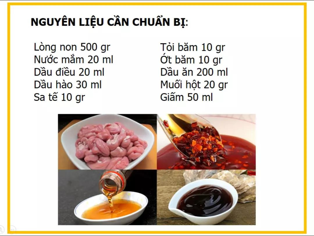 Công thức làm Lòng heo chiên tỏi ớt giòn ngon, đậm đà