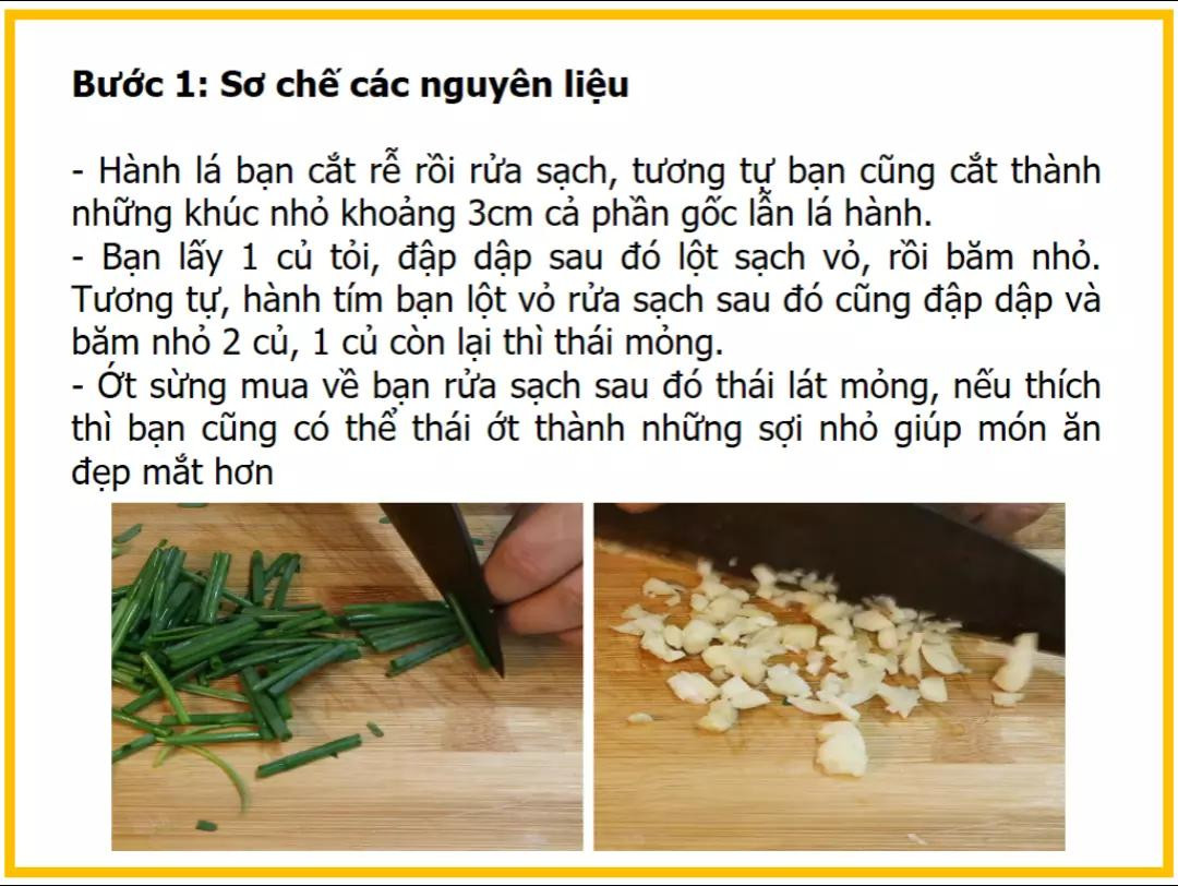 Công thức làm lòng vịt xào mướp hương, rau rút
