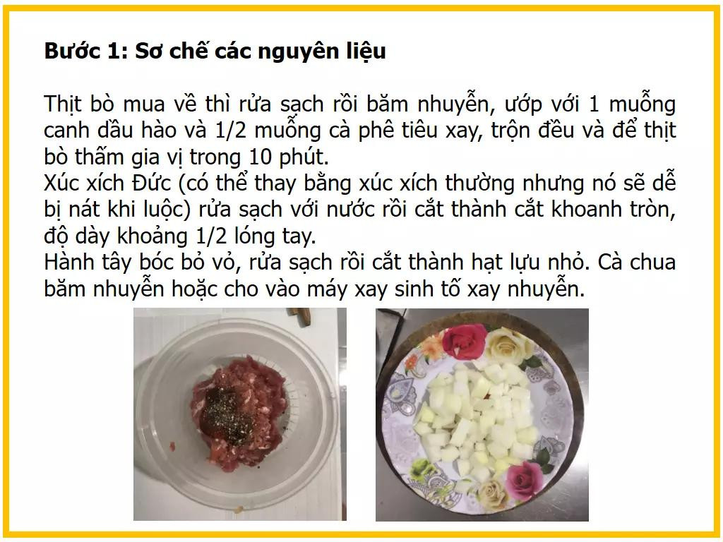 Công thức làm mì Ý xiên xúc xích độc đáo với thịt bò băm và cà chua