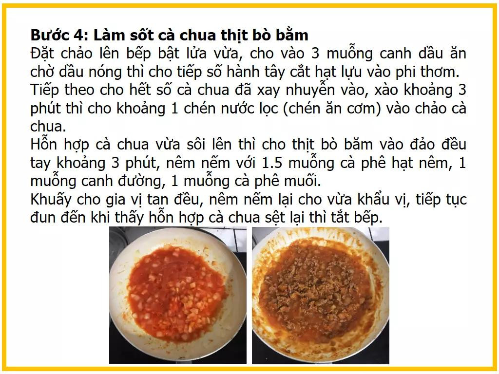 Công thức làm mì Ý xiên xúc xích độc đáo với thịt bò băm và cà chua