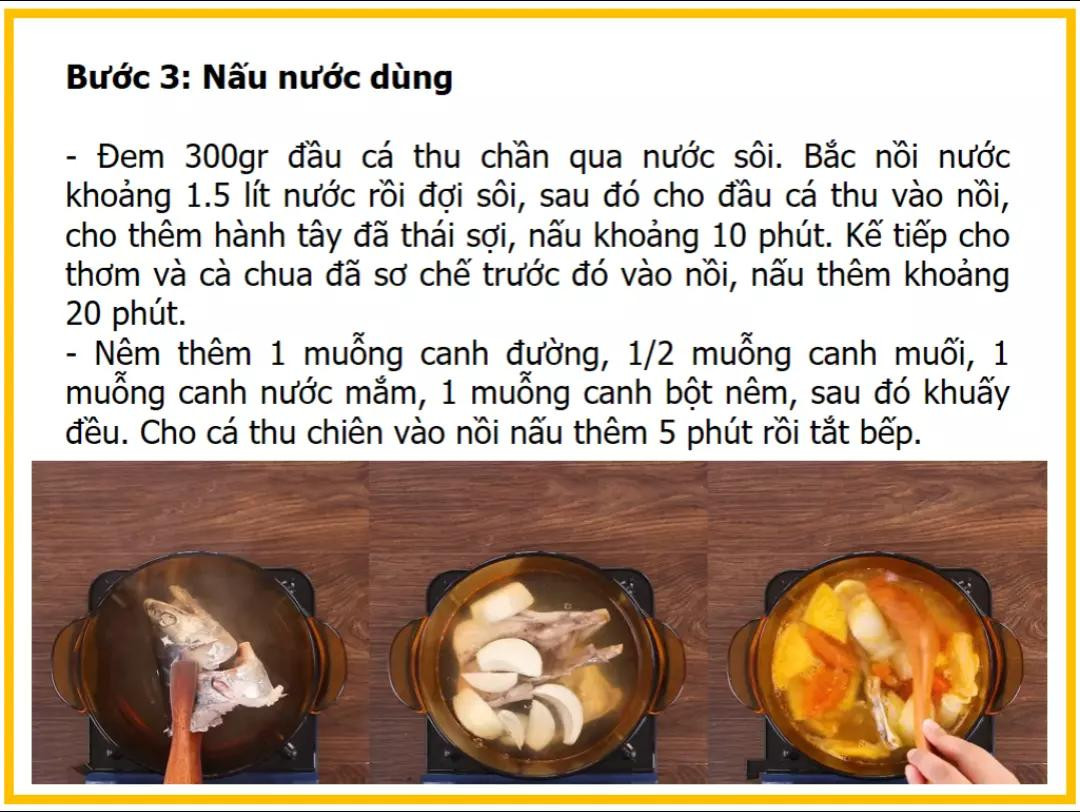 Công thức làm món Bún cá thu sứa ngon tuyệt với nước dùng đậm đà