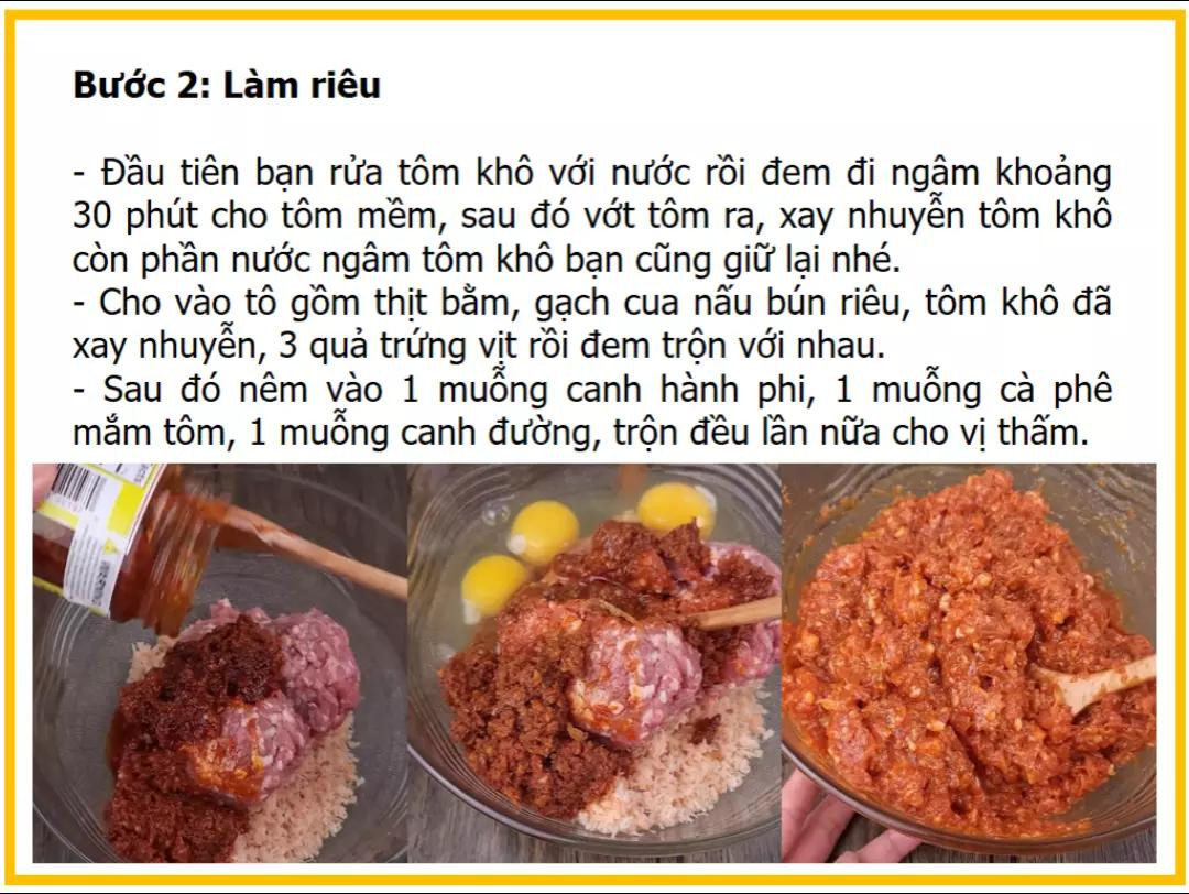 Công thức làm món Bún riêu vịt ngon tại nhà với ức vịt, giò sống và gạch cua