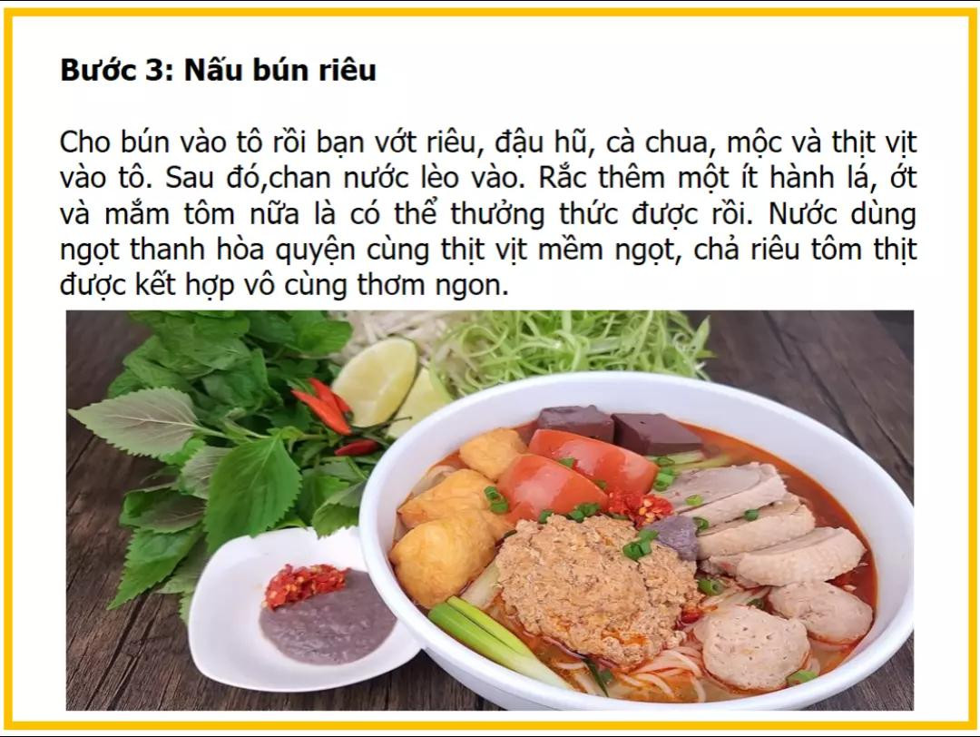 Công thức làm món Bún riêu vịt ngon tại nhà với ức vịt, giò sống và gạch cua