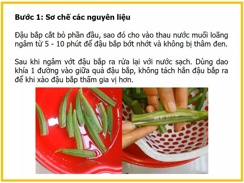 Công thức làm món đậu bắp xào cà chua ngon miệng, cách sơ chế và luộc sơ đậu bắp giữ màu xanh