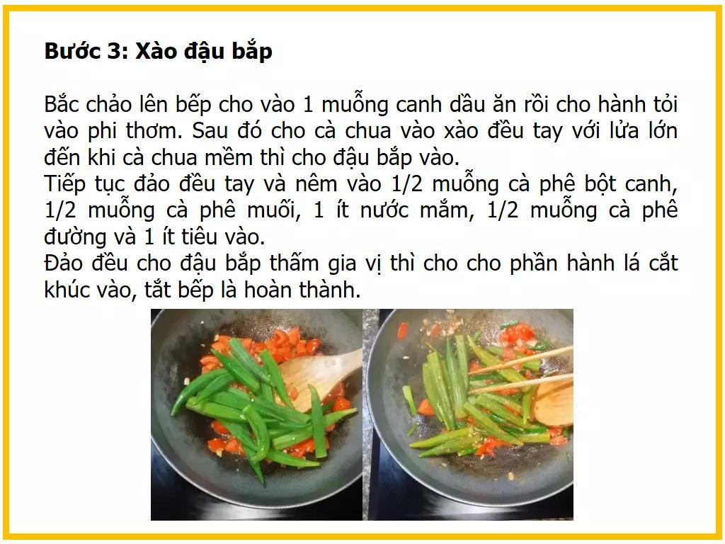 Công thức làm món đậu bắp xào cà chua ngon miệng, cách sơ chế và luộc sơ đậu bắp giữ màu xanh