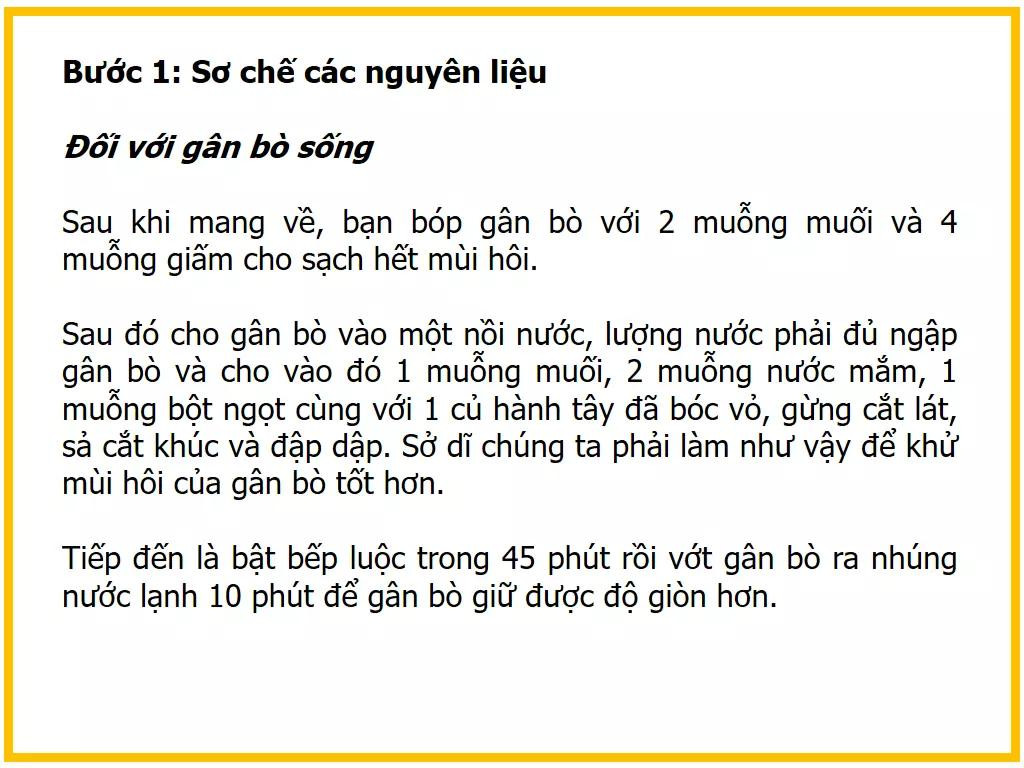 Công thức làm món Gân bò xào xả ớt ngon miệng