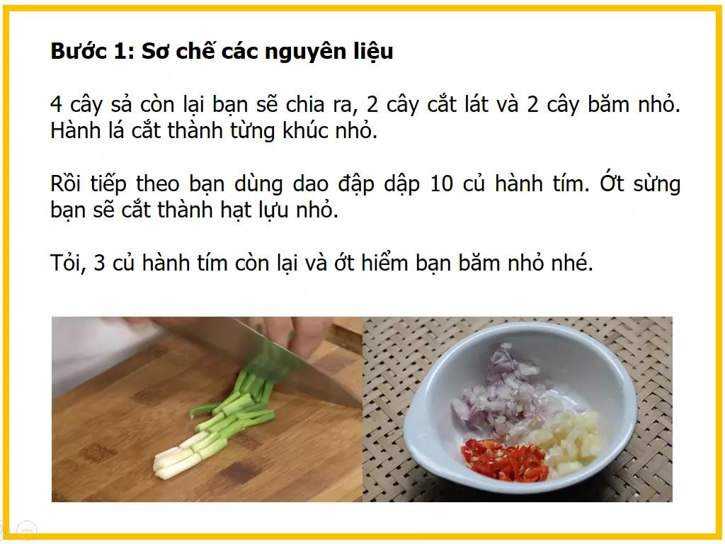 Công thức làm món Gân bò xào xả ớt ngon miệng