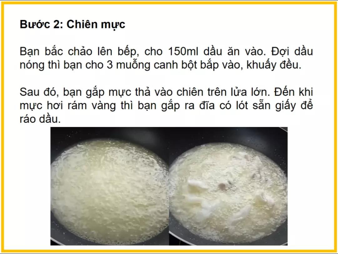 Công thức làm mực chiên nước mắm ngon giòn, đậm đà hương vị truyền thống Việt Nam