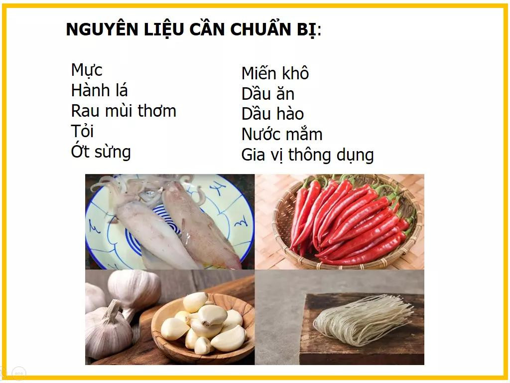 Công thức làm mực hấp hành tỏi ngon tuyệt với nước sốt thơm lừng và sợi miến giòn tan