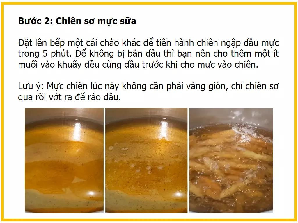 Công thức làm mực sữa rim mắm ngon, giòn ngọt đậm đà