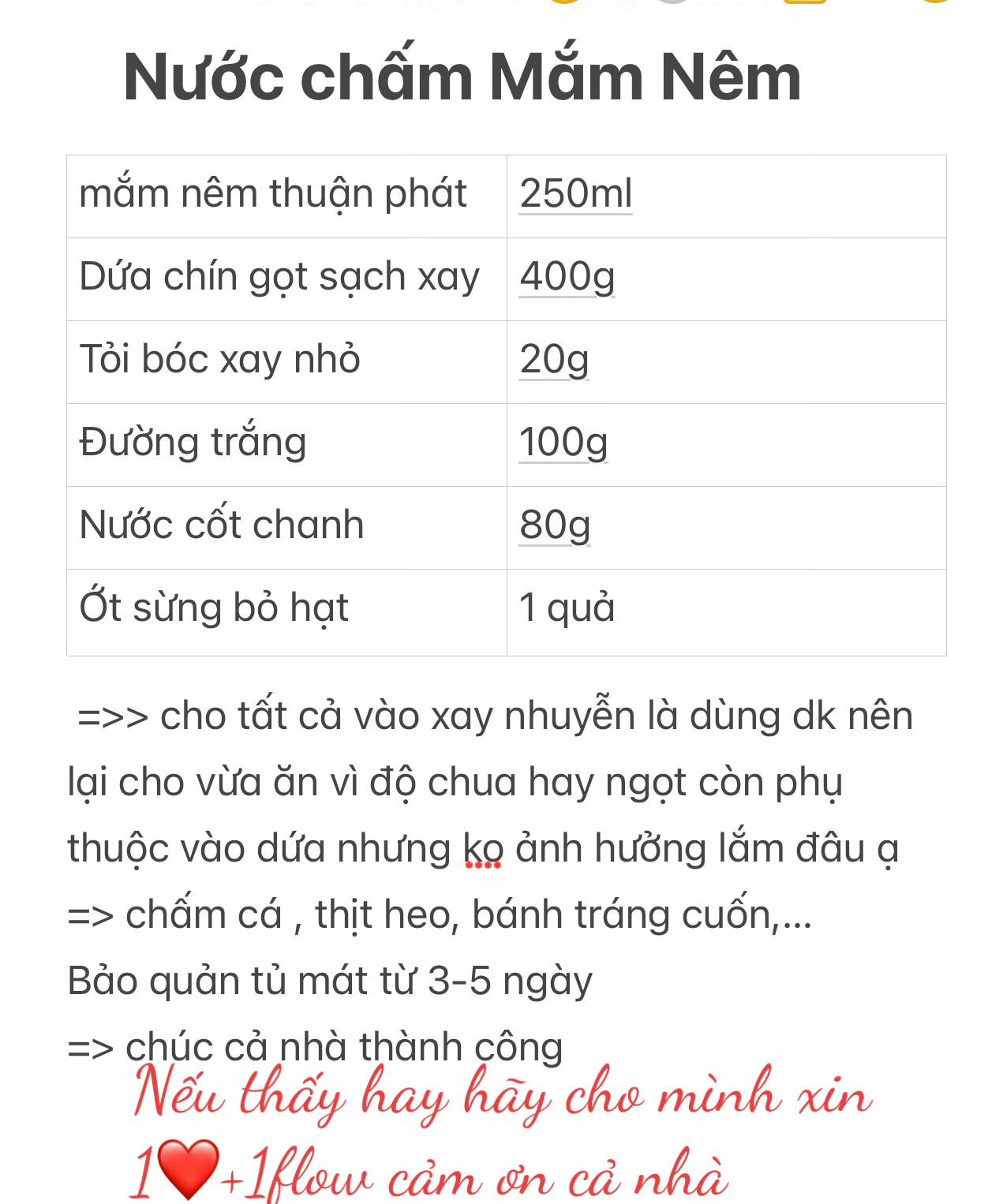 Công thức làm nước chấm mắm nêm ngon với đu đủ và tỏi, Chef Công Triều