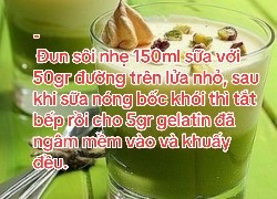 Công thức làm Panna Cotta bơ thơm ngon tại nhà với sữa tươi và whipping cream