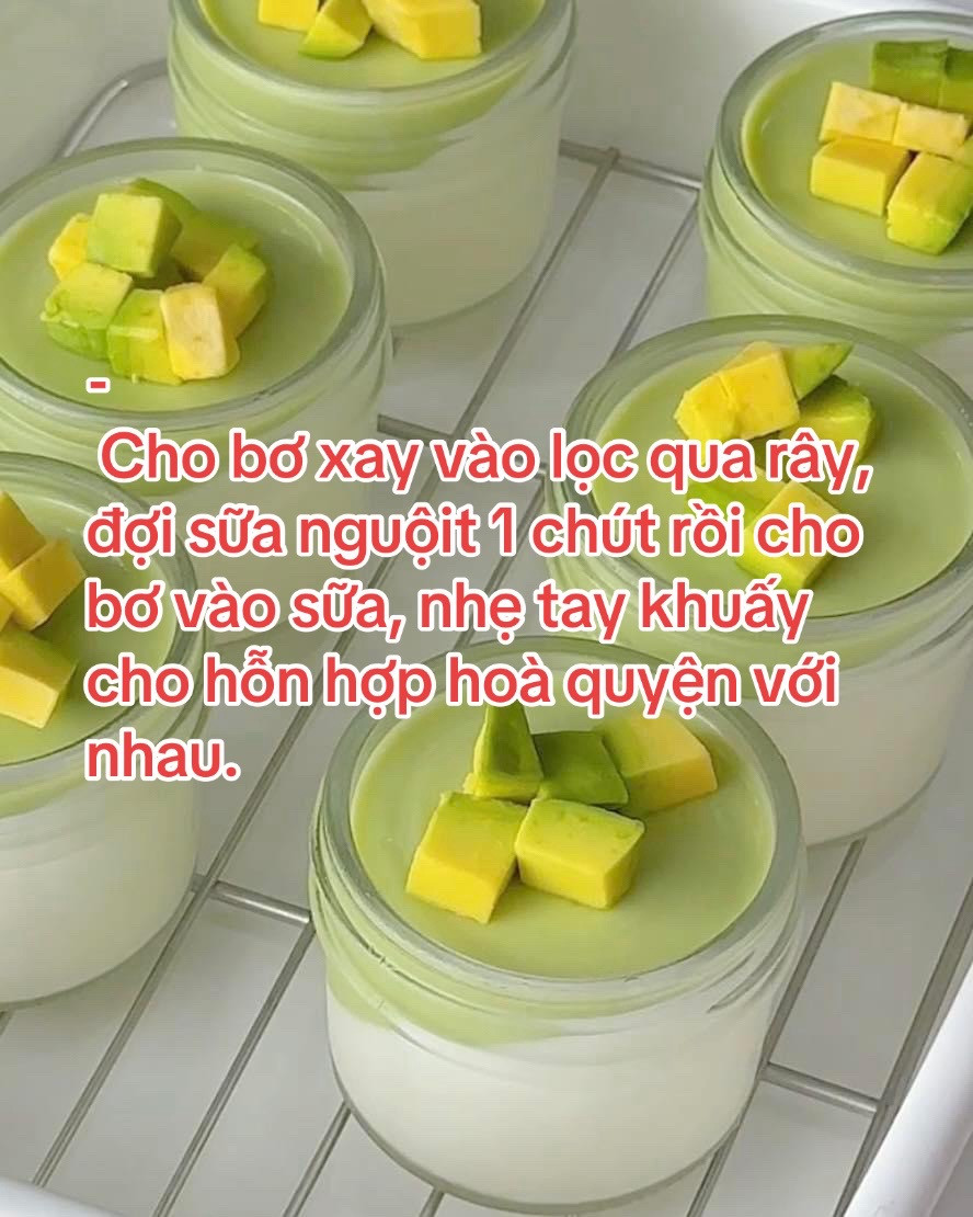 Công thức làm Panna Cotta bơ thơm ngon tại nhà với sữa tươi và whipping cream