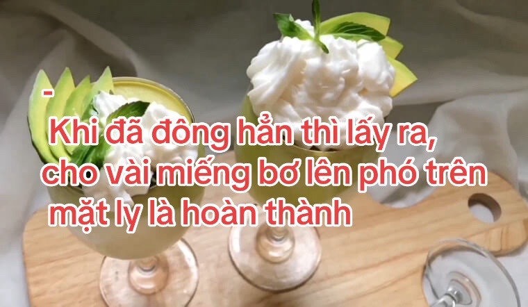 Công thức làm Panna Cotta bơ thơm ngon tại nhà với sữa tươi và whipping cream