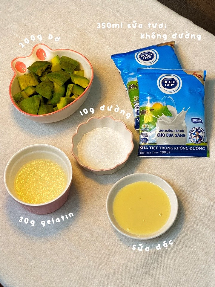 Công thức làm pudding bơ ngon mềm tan trong miệng, giải nhiệt mùa hè