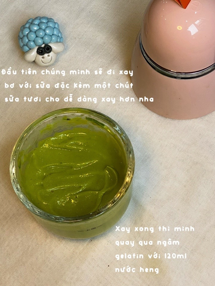 Công thức làm pudding bơ ngon mềm tan trong miệng, giải nhiệt mùa hè