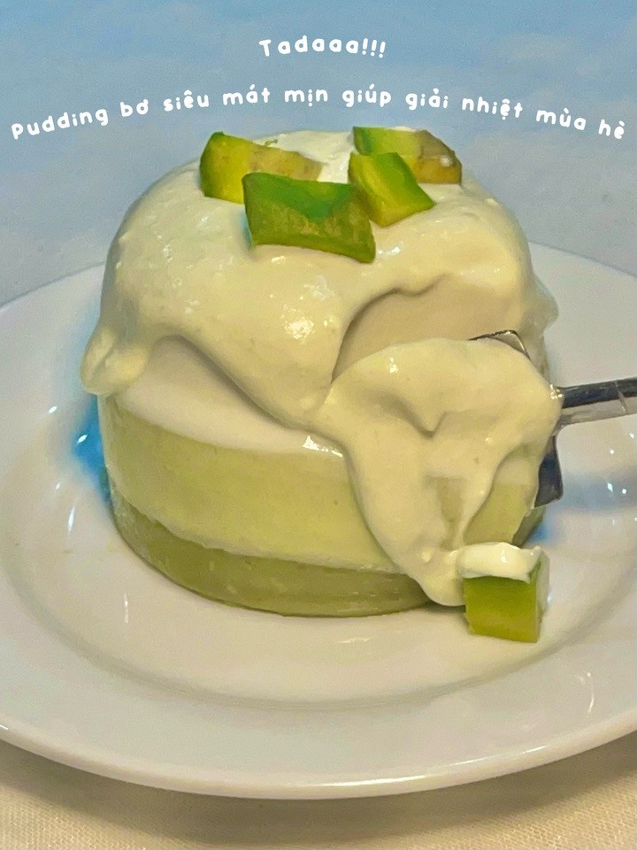 Công thức làm pudding bơ ngon mềm tan trong miệng, giải nhiệt mùa hè