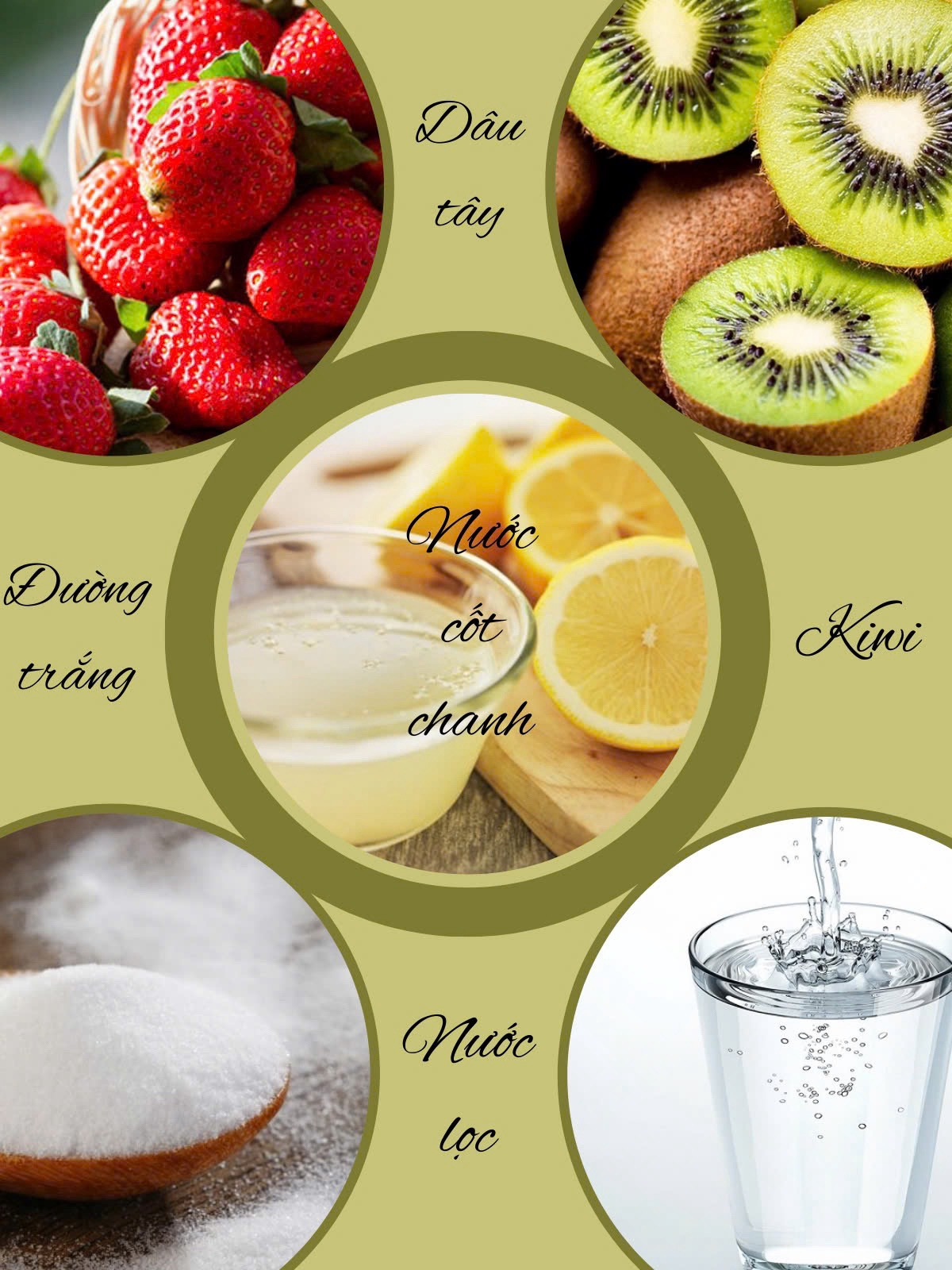 Công thức làm sinh tố bơ chuối kiwi dâu tây ngon tuyệt