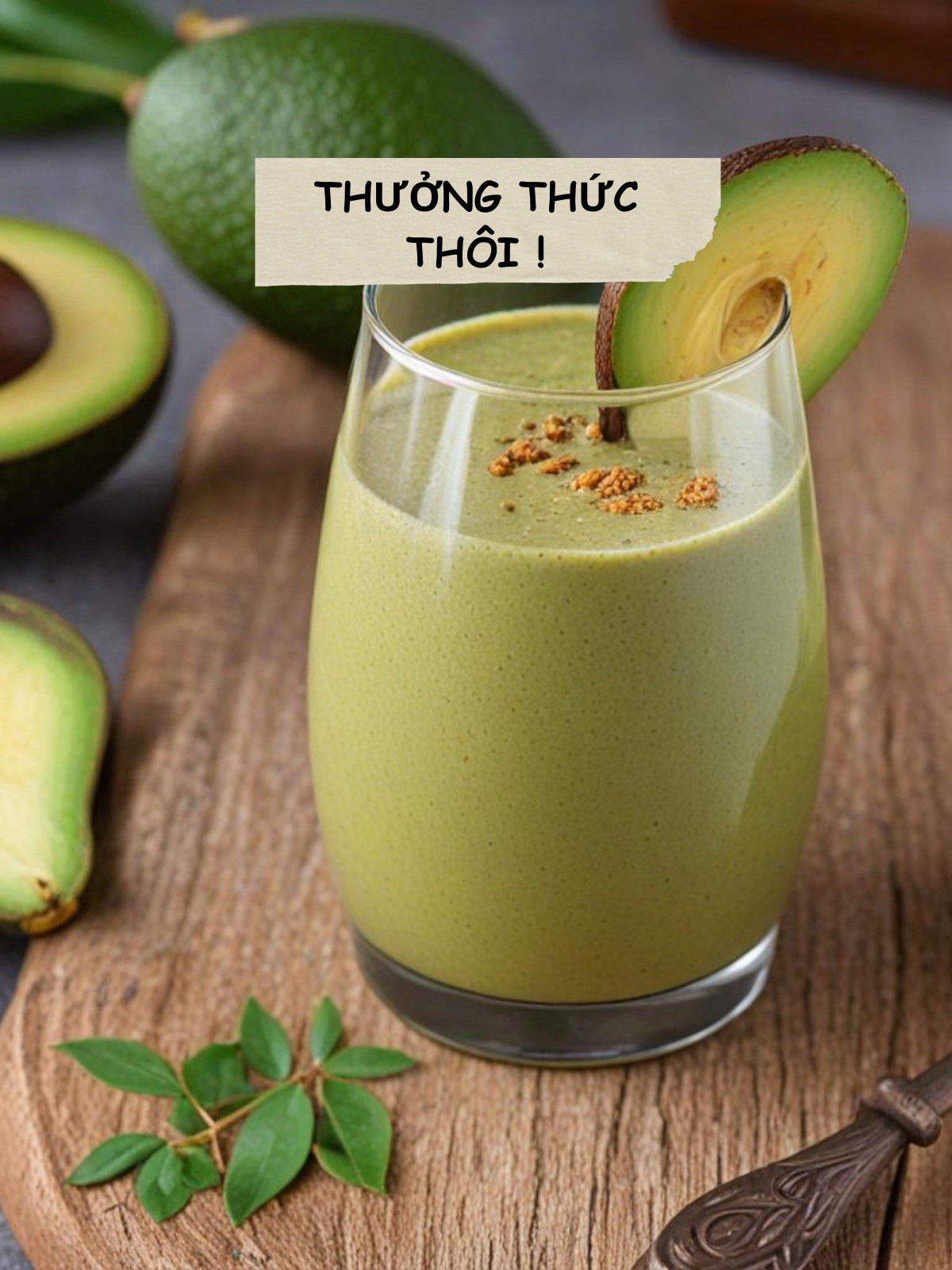 Công thức làm sinh tố bơ hồng xiêm ngon tuyệt