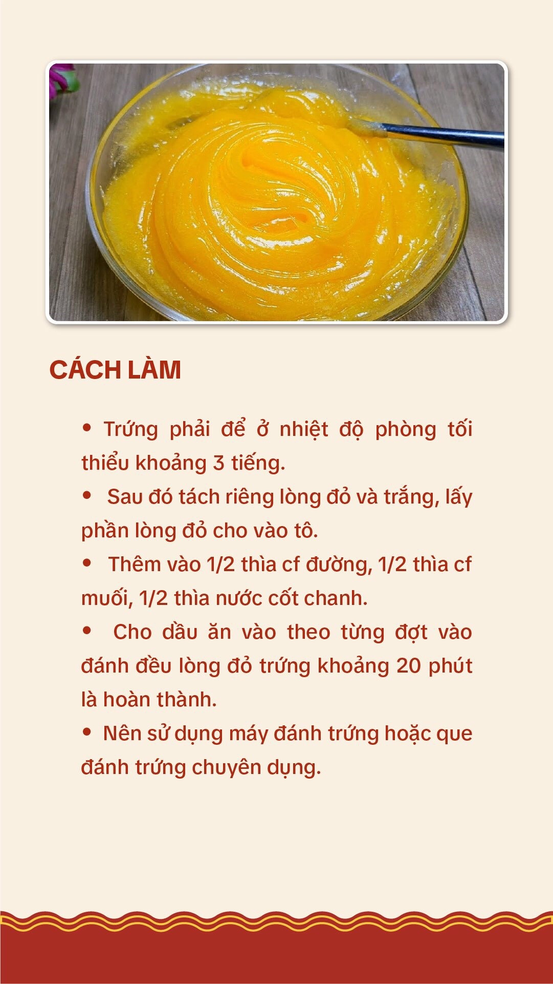 Công thức làm sốt bơ trứng vàng óng, béo ngậy dùng để chấm bánh tráng cuốn