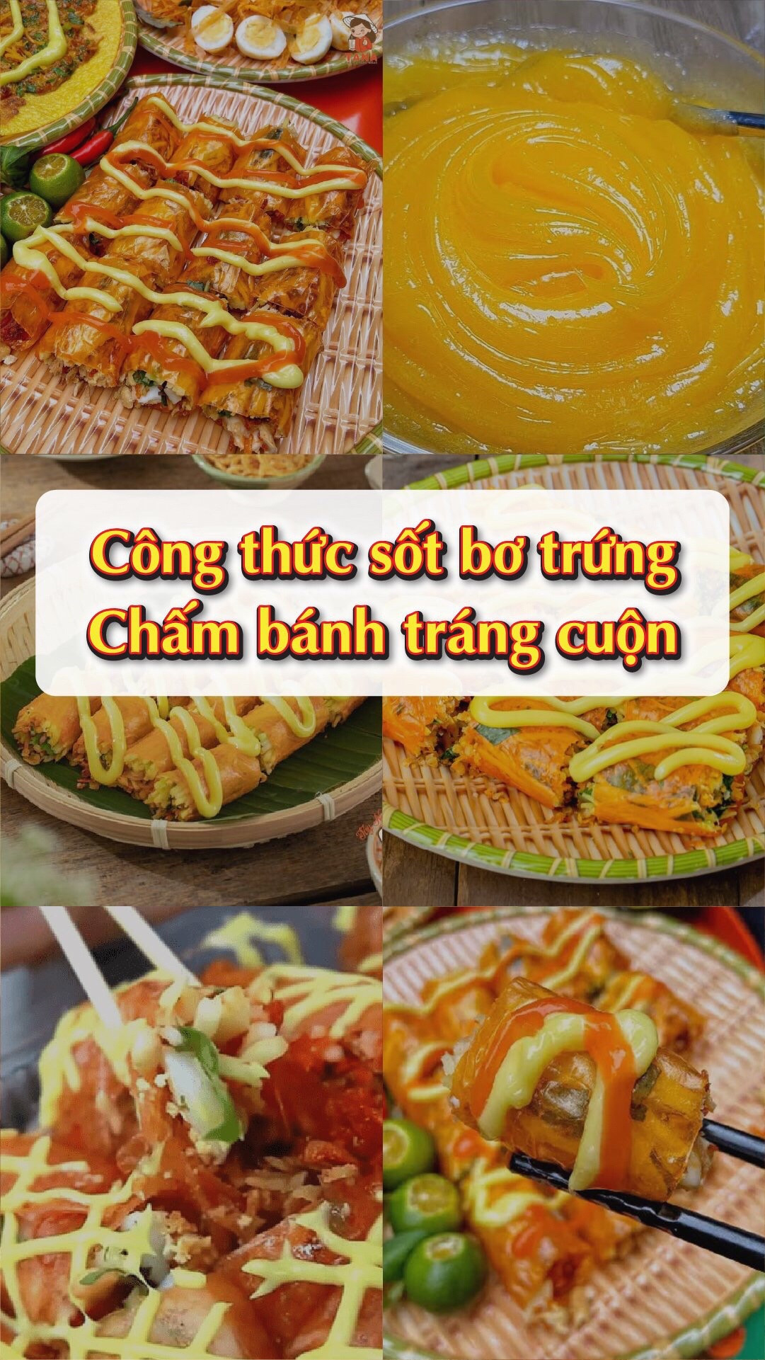 Công thức làm sốt bơ trứng vàng óng, béo ngậy dùng để chấm bánh tráng cuốn