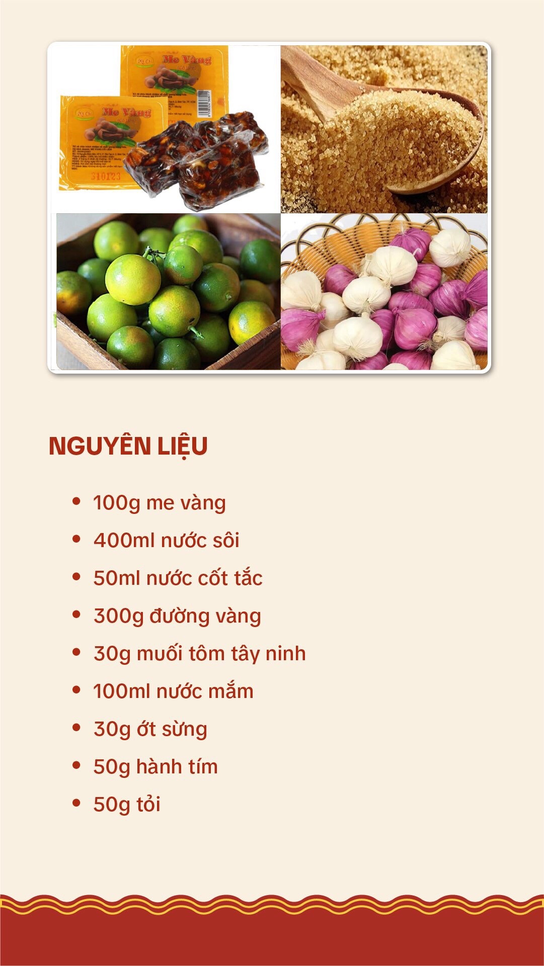 Công thức làm sốt me chua ngọt đậm đà chấm bánh tráng cuốn và nem rán giòn tan