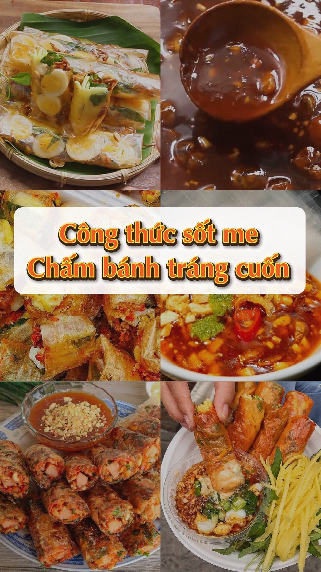 Công thức làm sốt me chua ngọt đậm đà chấm bánh tráng cuốn và nem rán giòn tan