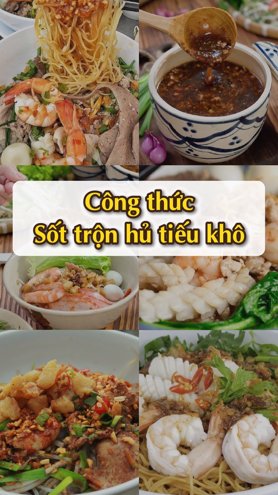 Công thức làm sốt trộn hủ tiếu khô ngon tuyệt, đậm đà hương vị hải sản
